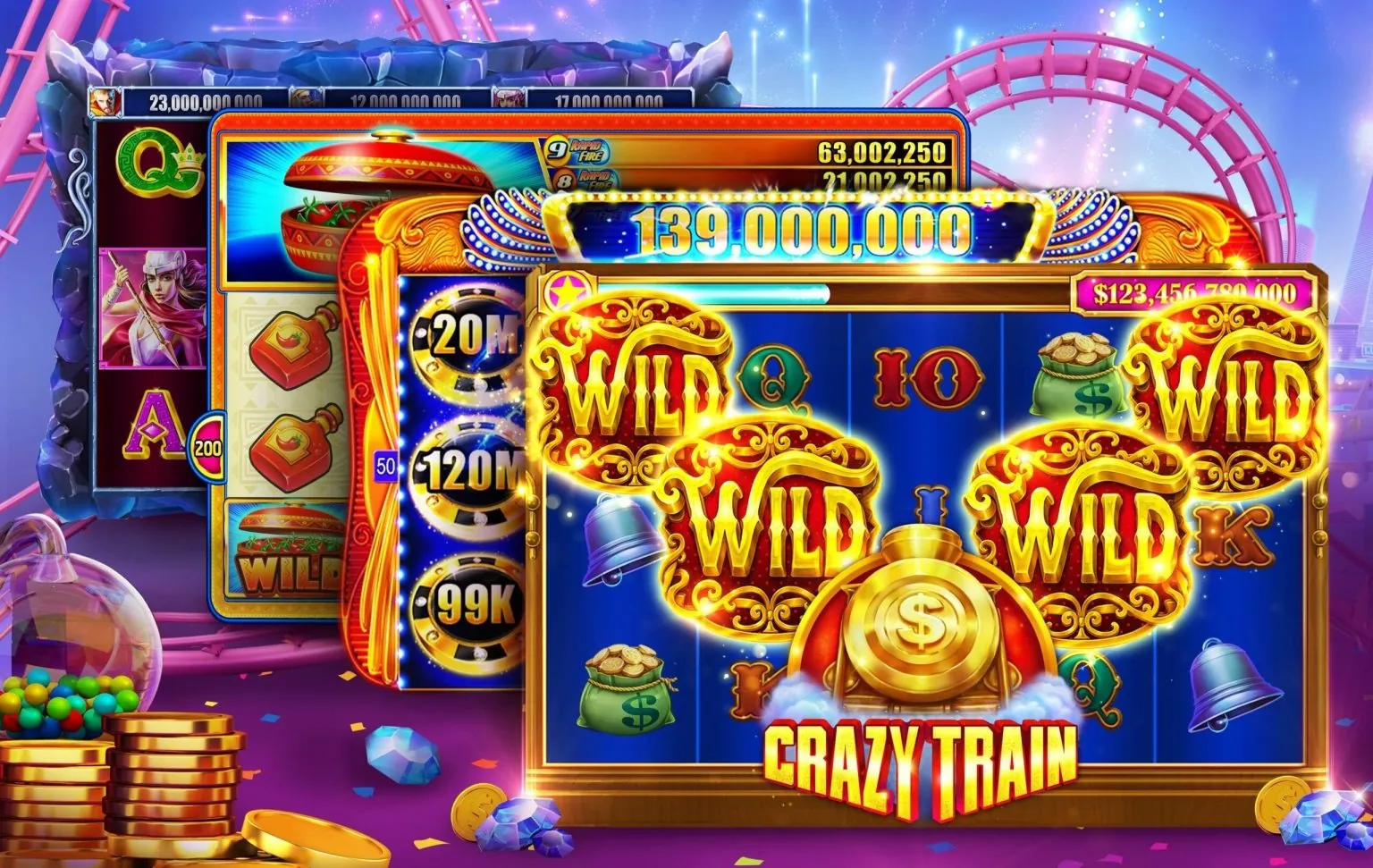 Hình ảnh tổng hợp các trò chơi phổ biến tại King79 1 như thể thao, bắn cá, slot game và xổ số, tạo không khí giải trí sôi động.